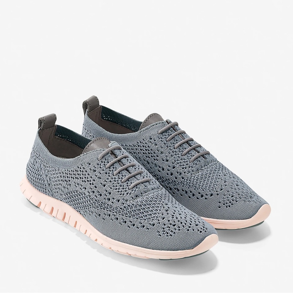 Cole Haan Gray Knit Slip-On Sneakers